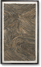 HARLOWE WALL DECOR SQUARE, DARK