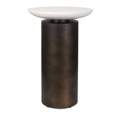 Olso Outdoor Accent Table, Bronze, 2 Cartons