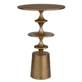 Flight Accent Table, Brass