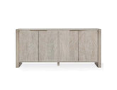 Ledro Mango Wood 4Dr Cabinet White Wash