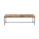 Achen Hide Bench - Blonde
