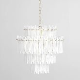 Everly Glass Round Chandelier