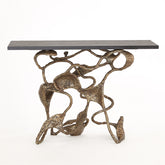 DRIFT CONSOLE-FAUX BRONZE - Hedi's Furniture