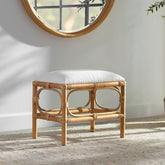 Laguna Small Bench, White