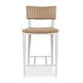 Calbas Outdoor Counter Stool, White