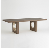 OCULUS DINING TABLE-NUTMEG