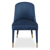Brie Armless Chair, Sapphire, 2 Per Box, Priced Each