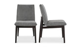 Charlie Dining Chair Dark Grey – Set Of Two