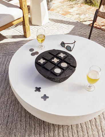 Basil Outdoor Round Coffee Table - Hedi's Furniture