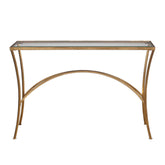 ALAYNA CONSOLE TABLE, GOLD - Hedi's Furniture