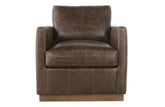 Allie Leather Swivel Chair - Hedi's Furniture