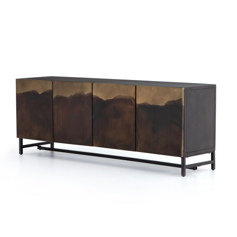 STORMY MEDIA CONSOLE-AGED BROWN - Hedi's Furniture