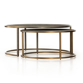 SHAGREEN NESTING COFFEE TABLE - Hedi's Furniture