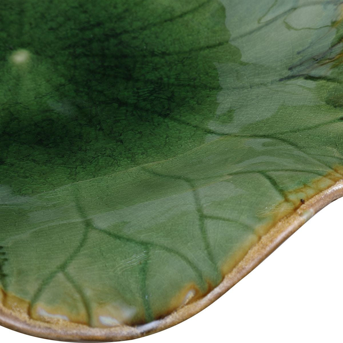 Abella Ceramic Indoor-Outdoor Wall Decor, Green, S/3