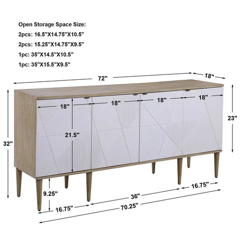 Tightrope 4 Door Cabinet
