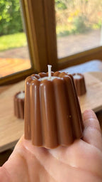Mini Canelé Candle – French Dessert, Scented: Vanilla