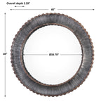 TANAINA ROUND MIRROR - Hedi's Furniture