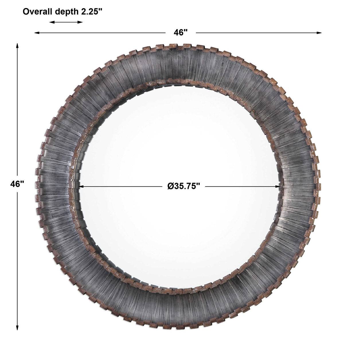 TANAINA ROUND MIRROR - Hedi's Furniture