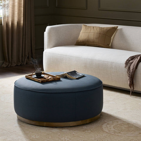 Sinclair Large Round Ottoman.