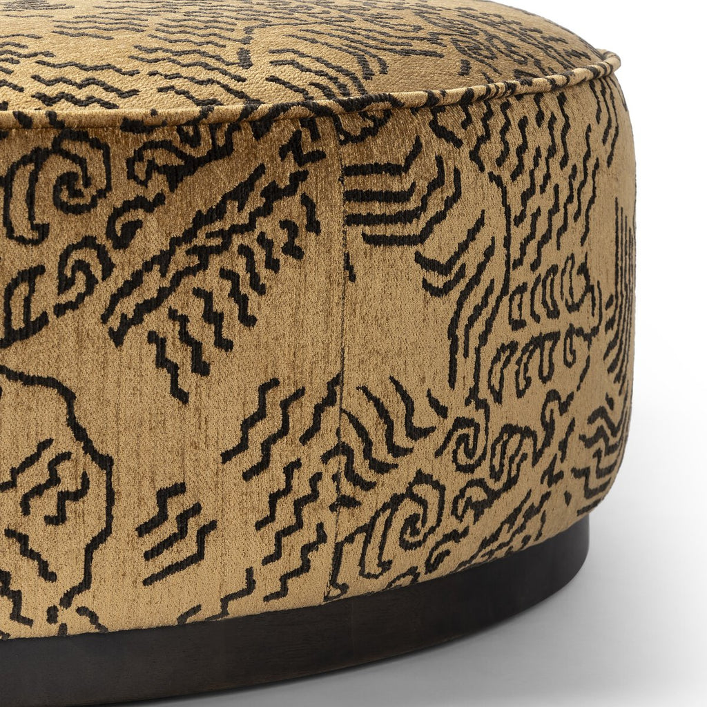 Sinclair Large Round Ottoman.