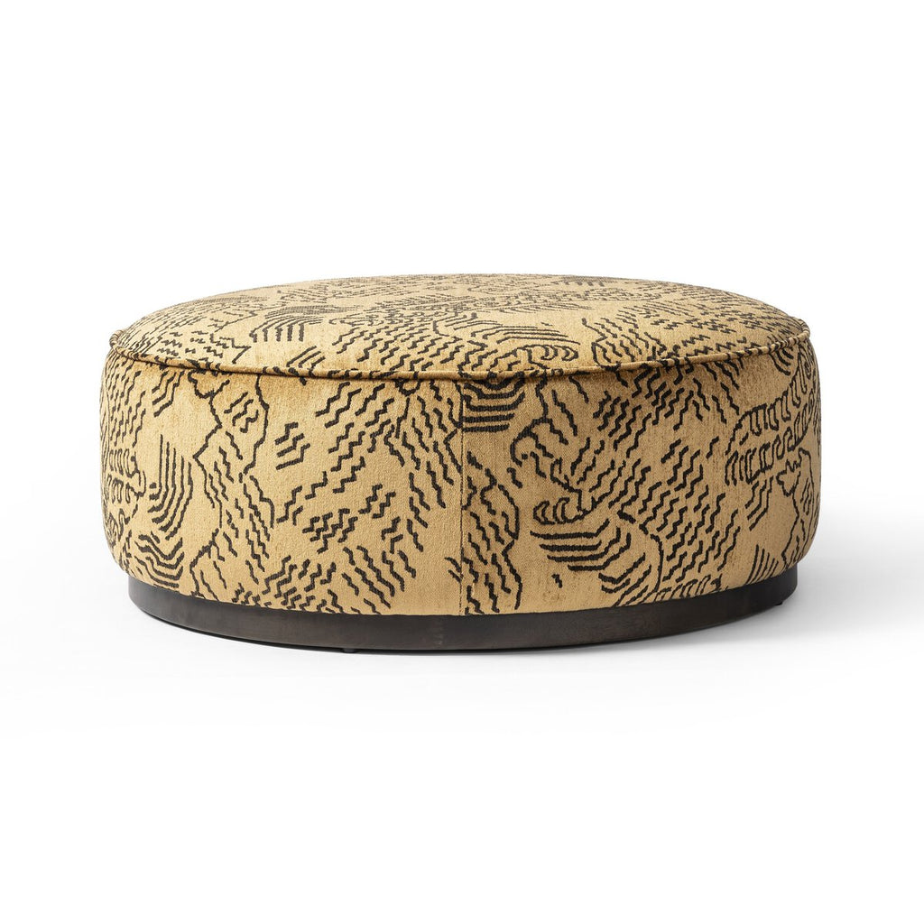 Sinclair Large Round Ottoman.