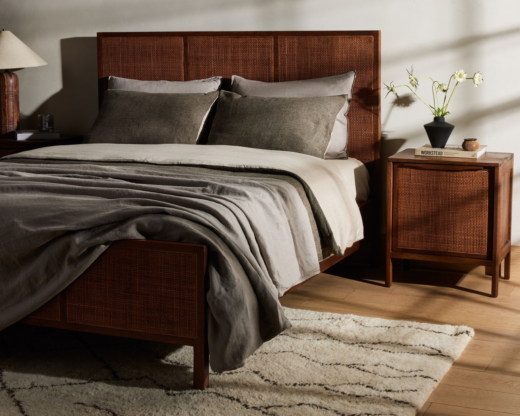 Sydney Bed-Brown Wash