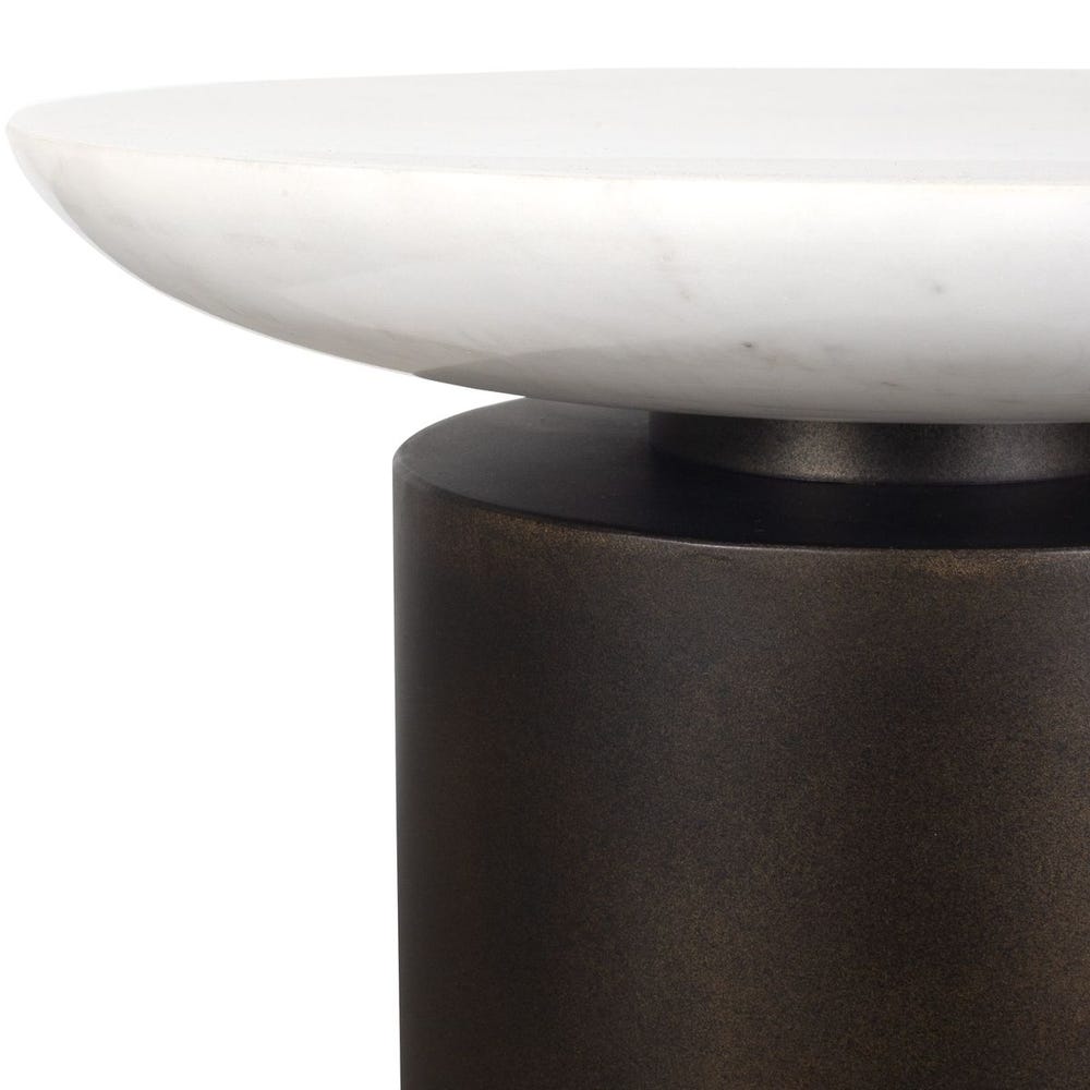 Olso Indoor-Outdoor Accent Table, Bronze, 2 Cartons