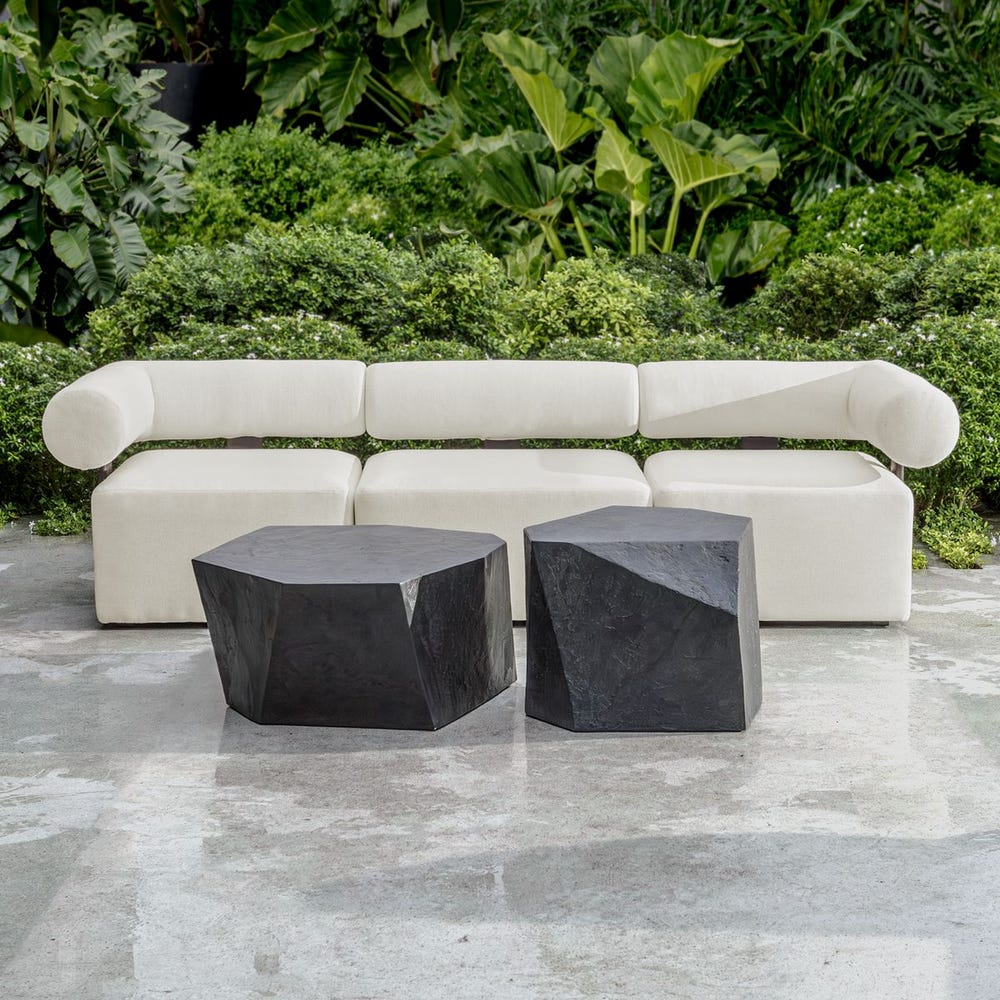 Parra Outdoor Side Table, Slate