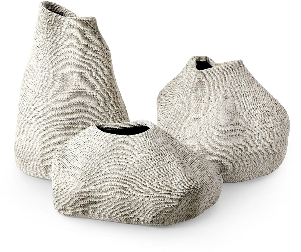 JADEN URN, MEDIUM WHITE