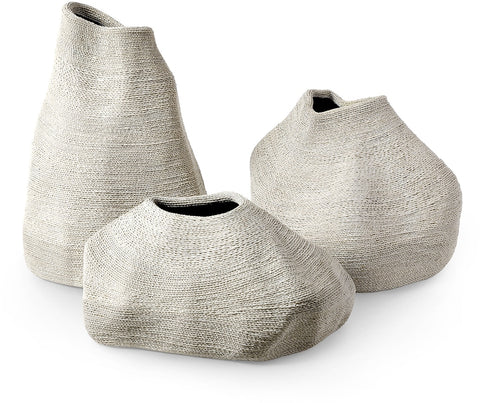 JADEN URN, MEDIUM WHITE