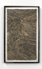 HARLOWE WALL DECOR SQUARE, DARK