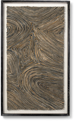 HARLOWE WALL DECOR SQUARE, DARK