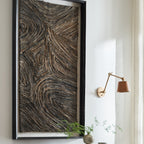 HARLOWE WALL DECOR SQUARE, DARK