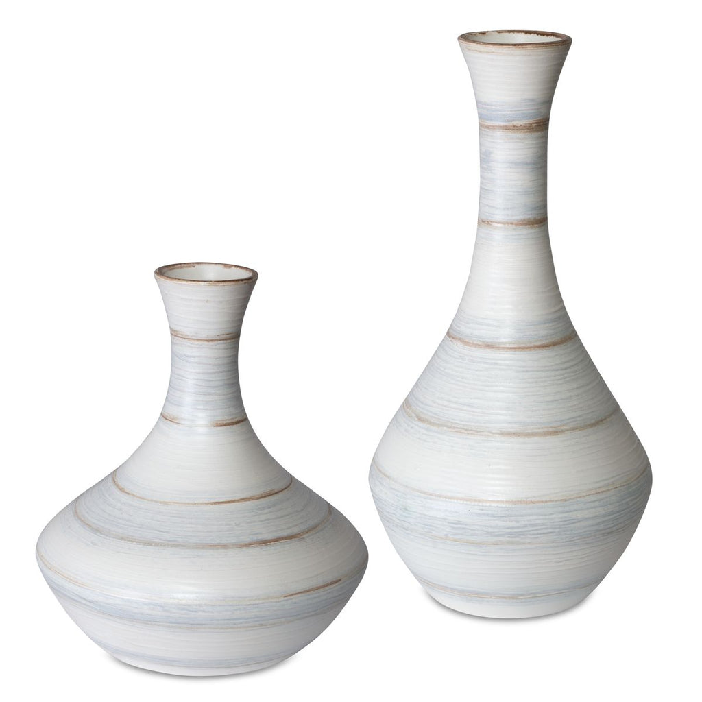 Potter Indoor-Outdoor Vases, S/2