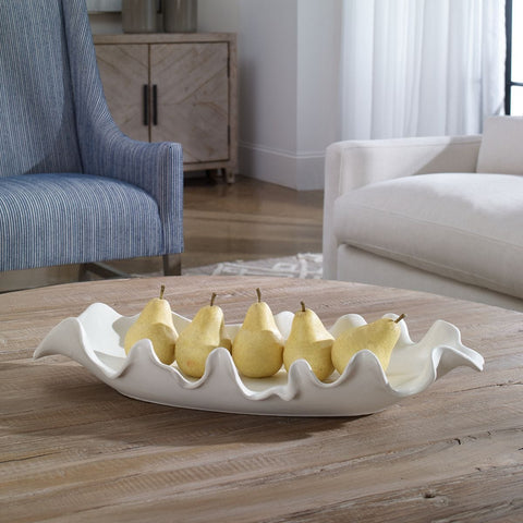 Ruffled Feathers Bowl, Blue