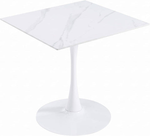Bristol Sintered Stone Dining Table - Square Modern: Black / Black