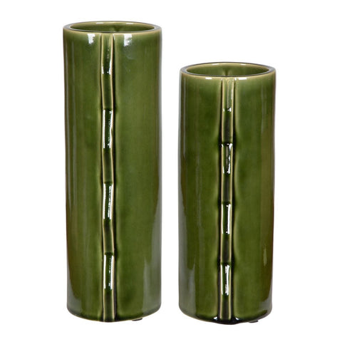 Meander Indoor-Outdoor Vases, S/2
