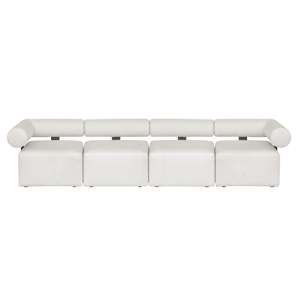 Bolster Back Outdoor Sofa, Armless