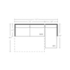 Sylvie Serenity Sleeper Sectional