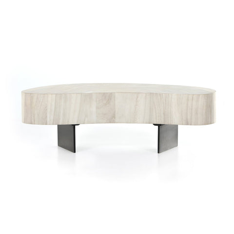 Avett Coffee Table-Bleached Guanacaste Oyster