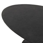 SIMONE OVAL COFFEE TABLE/Black