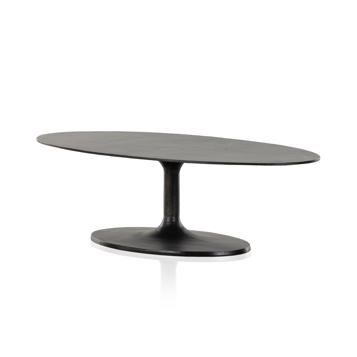 SIMONE OVAL COFFEE TABLE/Black