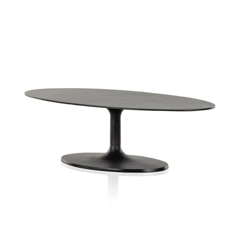 SIMONE OVAL COFFEE TABLE/Black