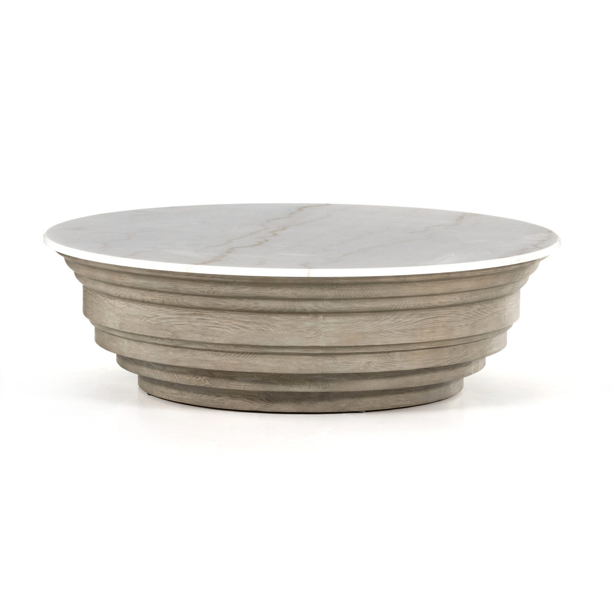 Caldwell Stone Coffee Table - Hedi's Furniture