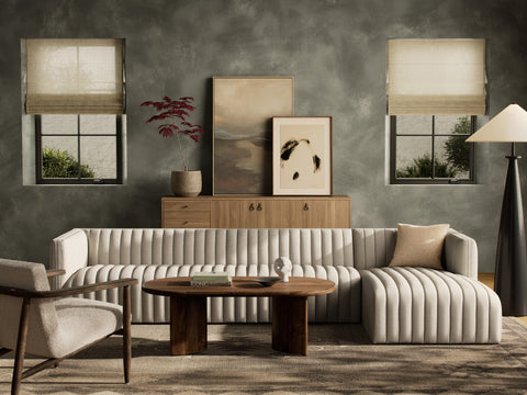 Augustine 2-Piece Sectional-126"
