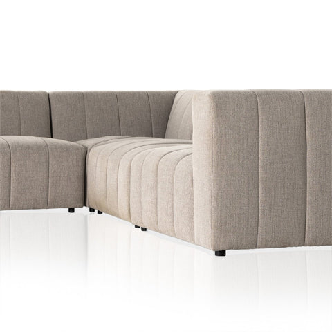 Langham Channeled Sectional/5 Pieces.