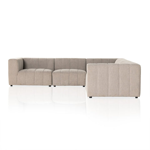 Langham Channeled Sectional/5 Pieces.