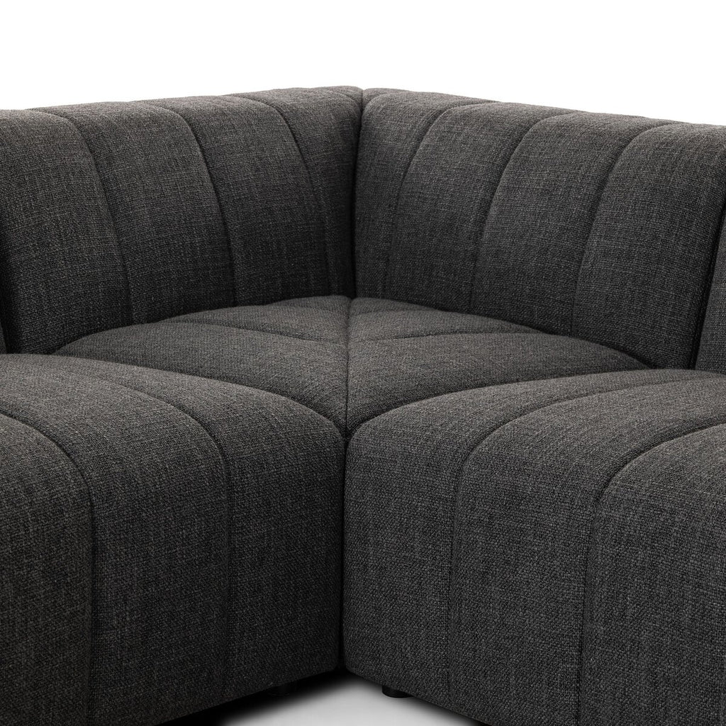 Langham Channeled Sectional/5 Pieces.