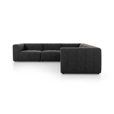 Langham Channeled Sectional/5 Pieces.