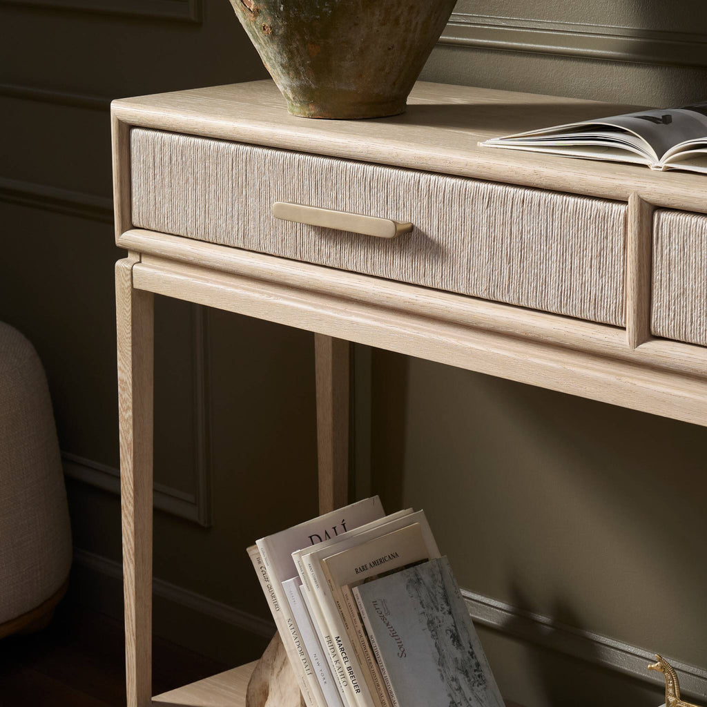 Rosenell Console Table - 60"/Natural Oak Solid